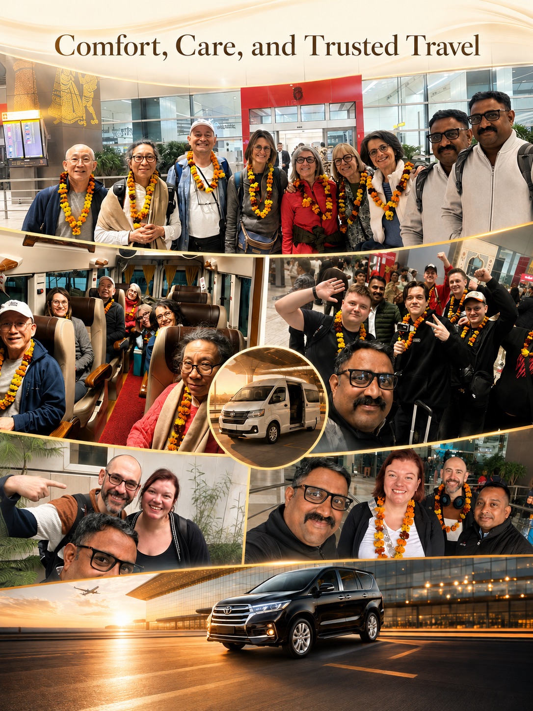 Comfort, care and trusted travel in India — private chauffeur services, insured vehicles, airport pickup and drop-off