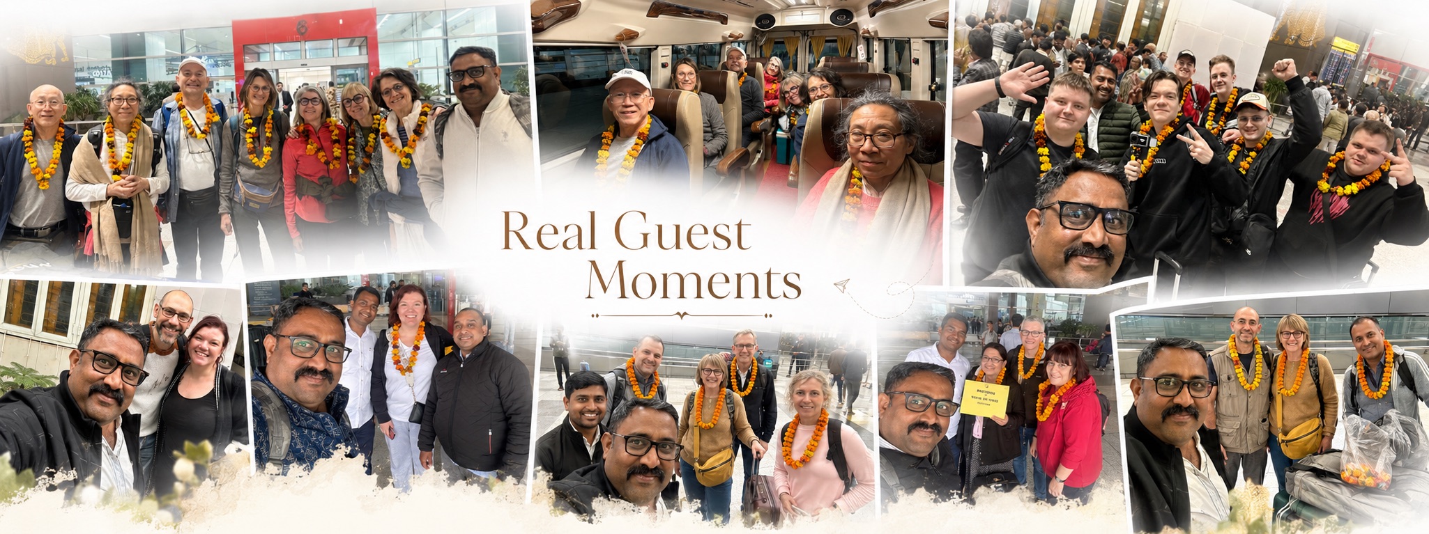 Real guest moments — book private tour India with vetted drivers, genuine hospitality and personalised care since 2009